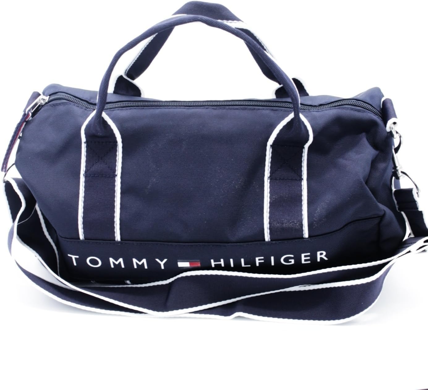 トミーヒルフィガー　ボストンバッグ　ネイビー　トリコロールストラップ トミー ヒルフィガー TOMMY HILFIGER 【オンライン限定】TINOダッフル
